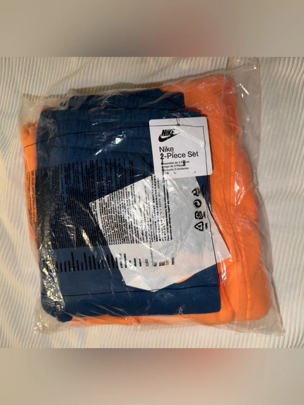 Nike 4t Toddler Boy's Track Pack Fleece Pullover 2 Piece Hoodie Sweatpant Set